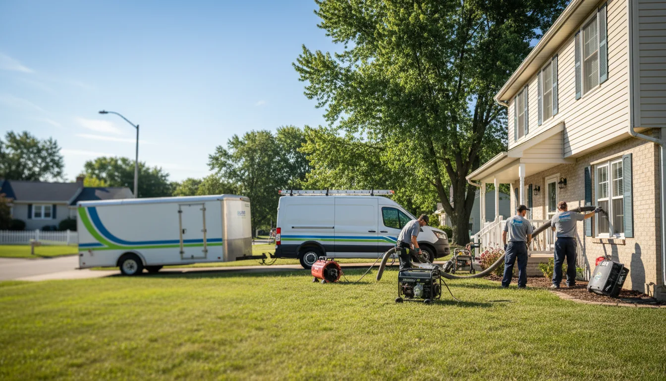Flooded Basement Restoration And Cleanup With Repair in Bushnell, NE near me